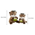 thumbnail image 2 of Cute Coconut Drinking Otter Plush Toy - Creative Cartoon Animal Doll for Children, Ideal Birthday Gift, Soft and Huggable Stuffed Animal,A, 2 of 4