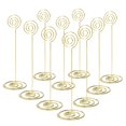 thumbnail image 1 of Jofefe Portatarjetas para colocar - 10 portatarjetas de mesa de 8,6 pulgadas de alto, soporte para números de mesa, soporte para fotos de mesa, soporte para fotos de alambre para tarjetas de lugar, bo, 1 of 1
