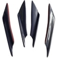 thumbnail image 1 of GFDYREE 4 PCS Car Front Bumper Lip Splitter, Fin Canards Body Spoiler Kit, Self-Adhesive Auto Edge Anti-Scratch Sticke, Body Deflector Diffuser, Universal for Most Car Decoration (Carbon Fib, 1 of 7