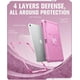 thumbnail image 4 of Funda para tablet MoKo para iPad 11ª y 10ª generación 11/10,9 pulgadas, color rosa, 4 of 8