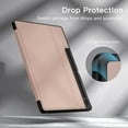 thumbnail image 6 of JETech Case for Samsung Galaxy Tab S8 Plus 2022 / S7 FE 2021 / S7 Plus 2020 12.4-Inch with S Pen Holder, Slim Folio Stand Protective Tablet Cover, Multi-Angle Viewing (Rose Gold), 6 of 6