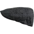 thumbnail image 2 of HSHDLDF Men's Classic Herringbone Tweed Wool Blend Newsboy Ivy Hat, 2 of 6