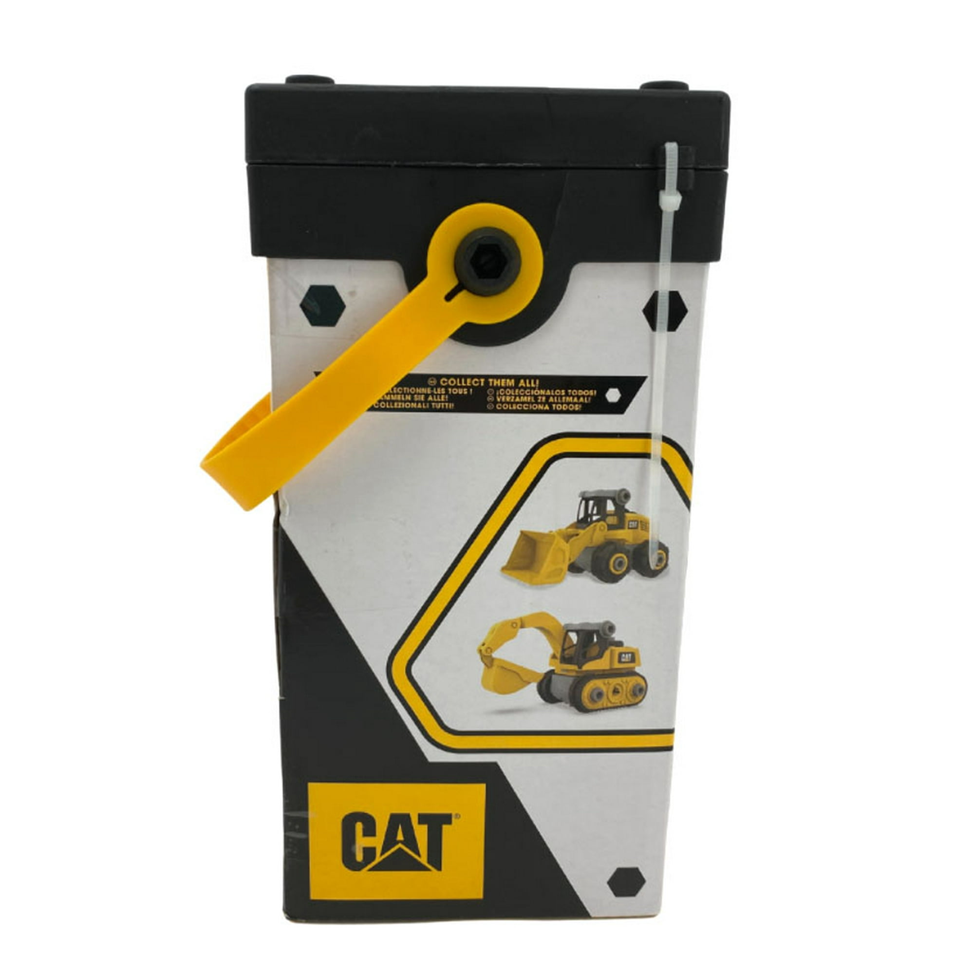 Cat Construction Build Your Own Junior Crew Excavator Building Toy, Yellow  (80903)