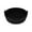 Black, variant on Round Reusable Silicone Air Fryer Liner, 7.5-Inch Non-Stick Tray for 3-5 Qt Baskets, Heat-Resistant 480°F Baking Mat for Oven, Steamer, Microwave, Easy-Clean Kitchen Accessory, Silicone Plate*1