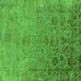 thumbnail image 1 of Ahgly Company Indoor Square Oriental Green Industrial Area Rugs, 8' Square, 1 of 4