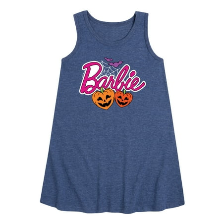 

Barbie - Halloween Barbie Logo - Toddler and Youth Girls A-line Dress