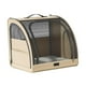 thumbnail image 1 of Mochila transportadora para gatos, bolsa transportadora de viaje, mochila para mascotas, bolsa transportadora para perros para coche, Beige, 1 of 9