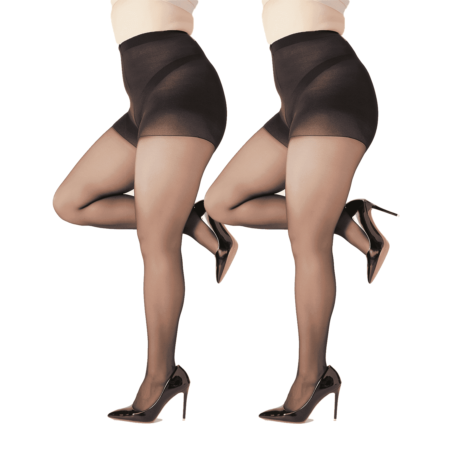トップス maL'AppartementCotton Nylon Sheer Ri Silk Impressions Women's Fine Sheer Pantyhose, 15 Denier Ultra