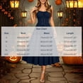 thumbnail image 4 of QATAINLAV Halloween Dress for Women Sleeveless Square Neck A Line Dresses Corset Gothic Renaissance Costume, 4 of 8