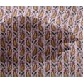thumbnail image 4 of oneOone Viscose Chiffon Fabric Leaves & Paisley Block Print Fabric BTY 42 Inch Wide, 4 of 4