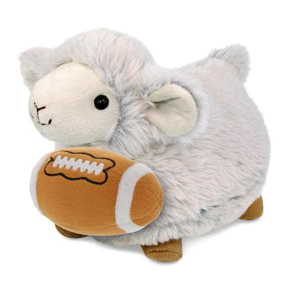 DolliBu Super Soft Sheep Stuffed Animal with Football Plush – Soft Huggable Sheep, Adorable Playtime Plush Toy, Cute Farm Life Gift Plush Doll Animal Toy for Kids and Adults – 11 Inches