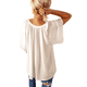 thumbnail image 2 of Blusas Elegantes e Informales para Mujer, -Verano 2025, Cuello en V, Corta, Blusas de Informales para Negocios. Beige M, 2 of 7