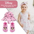 thumbnail image 4 of Disney Minnie and Mickey Mouse Sunny Fun Swim Bucket Hat and Booties Set - 0-12 Months For Girls, 4 of 7