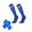 blue1pairsoccershinguards socks, variant on YOPTOP Sport Soccer Shin Guards Youth with Soccer Socks Shin Pads Child Calf Protective Gear Girls Boys Toddler Kids Teenagers,M