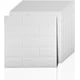 thumbnail image 2 of Paneles de pared 3D despegar y pegar, cobertura de 14.5 pies cuadrados, adhesivo de papel pintado de ladrillo sintético imprimible con espuma autoadhesiva impermeable para decoración de paredes interi, 2 of 5