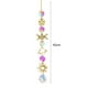thumbnail image 3 of Candelabro de cristal de estrella prisma campanillas de viento cortina hogar jardín colgantes (B), 3 of 3
