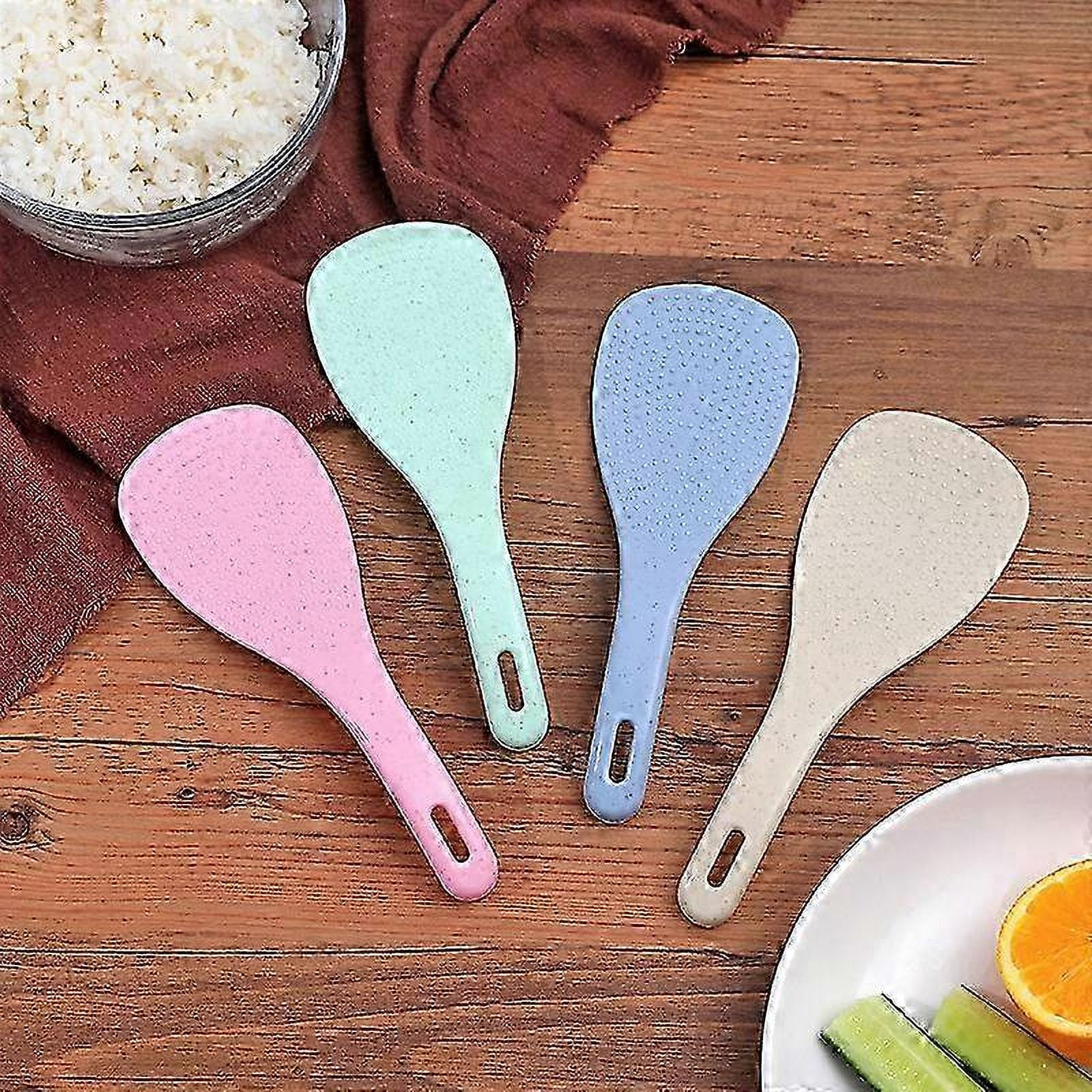 Wheat Straw Rice Spoon Non-stick Rice Cooker Shovel Utensil Kitchen,set ...