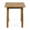 thumbnail image 6 of Tobey Outdoor Acacia Wood Rocking Chair and Side Table Set, Teak, 6 of 15