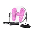 thumbnail image 2 of Sioweci Waist Twist Board Waist Foot Massage Waist Twister Abdominal Muscles Strengthening Waist Exercise Slimming Twisting Disc Fitness Gear Pink, 2 of 13