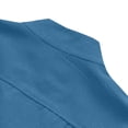 thumbnail image 3 of T-Shirt Homme Lin Manches Courtes Couleur Unie Commerce Extérieur Coton Demi-Avant Tee-Shirts Hommes A m, 3 of 3