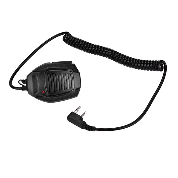 ZOUSSIQI 2 PIN Waterproof Handheld Walkie Talkie Speaker Mic Hand Microphone With Earphone Jack EL225#37687