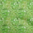 thumbnail image 1 of oneOone Silk Tabby Green Fabric Ocean Underwater Life Sewing Fabric By The Yard Printed Diy Clothing Sewing Supplies 42 Inch Wide, 1 of 4