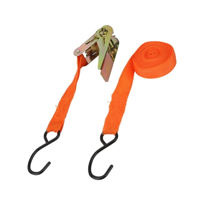 1pc Tie Down Straps Pull Ratchet Tie Rope For Vehicle Traction 4.5m