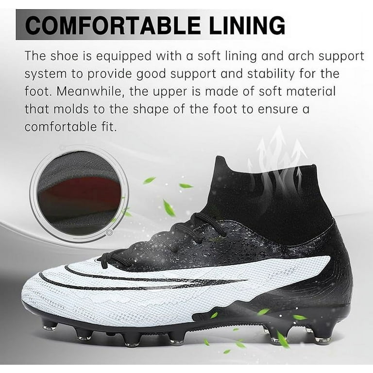 Soccer Cleats Mens Football Cleats Womens Soccer Shoes AG FG Walmart