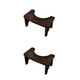 thumbnail image 4 of Moyic Taburete de bambú para baño, impermeable, antideslizante, asiento para caca, baño para pies de embarazada, orinal, banco en Marrón nuez 2Conjunto, 4 of 6