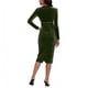thumbnail image 4 of Karight Velvet Business Skirt Suit Set for Womens 2 Piece Office Work Outfit Collarless Blazer Pencil Skirt Two Pieces Sets, 4 of 5