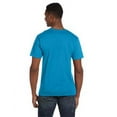 thumbnail image 2 of The Gildan Adult Softstyle 45 oz V-Neck T-Shirt - SAPPHIRE - 3XL, 2 of 2