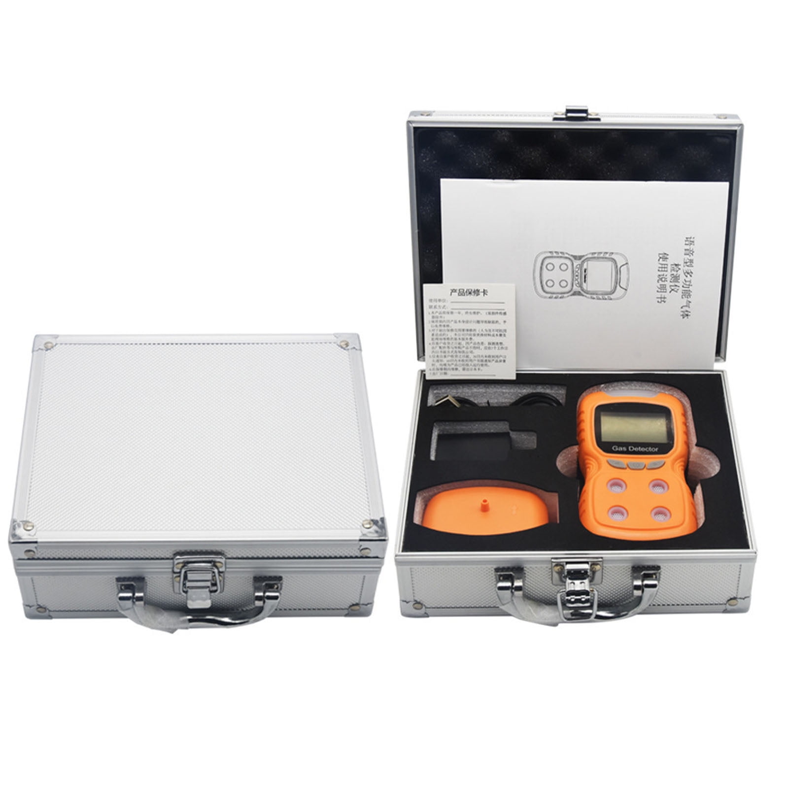 Aoresac Gas Monitor,Alarm Air Quality CO Monitor Toxic Air Quality Tester Meter Tester Analyzer Monitor Toxic LCD Tester Analyzer Portable Sound Vibration Alarm CO Toxic Reable Toxic Reable LCD WYAN