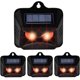 thumbnail image 1 of Repelente de animales, dispositivos de disuasión de animales nocturnos para ojos de depredador con energía solar con luces LED rojas, repelente de animales de guardia nocturna que asusta a C, 1 of 5