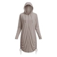 thumbnail image 7 of Shihyeh Women's UPF 50+ Swim Cover Up Sun Protection Hoodie Long Jacket SPF Lightweight Beach Cover Ups for Women, 7 of 7