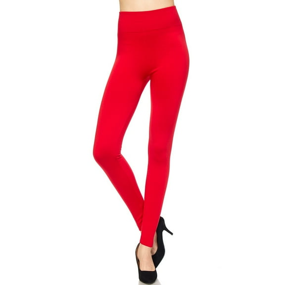 LAVRA Womens Fleece-Lined Leggings Regular & Plus Size Soft Strechy Yoga Thermal Pants Packs