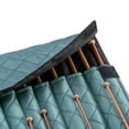thumbnail image 4 of Denoa Knitting Needle Storag Case, Crochet Hook Folding Travel Organizer Teal, 4 of 4