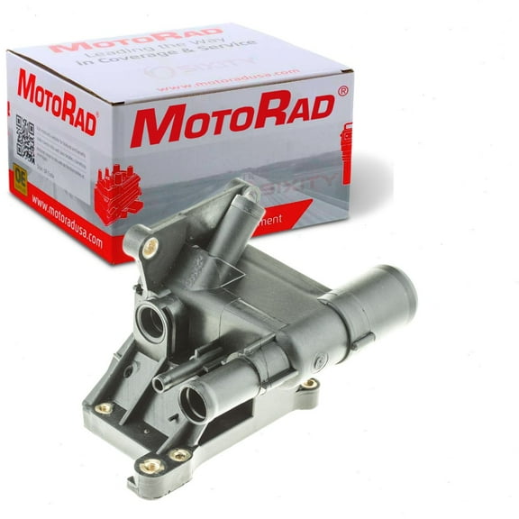MotoRad Engine Coolant Thermostat Housing compatible with Ford Escape 2.3L 2.5L L4 2005-2017