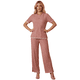 thumbnail image 1 of Conjunto 2 Piezas Casual Chic para Mujer, Blusa de Manga Corta y Pantalón Cómodo, Estilo Elegante y Sofisticado para Mujer, 1 of 5