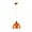 Orange, variant on Modern Simple Colorful Pendant Light for Kitchen Island, Minimalism Nordic Style Metal Pendant Lighting for Dining Room, Vintage Rustic Pendant Lamp, Retro Pendant Light Fixture