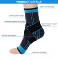 thumbnail image 3 of Tobillera para esguince de 2 piezas, soporte de tobillo ajustable para esguinces de ligamentos y lesiones deportivas (M), 3 of 5