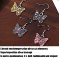 thumbnail image 3 of 8 pares de aretes de mariposa, joyería de insectos de moda para mujeres, niñas, niños, regalo de Navidad, aretes de colores acrílicos de peso ligero, 8 colores, 3 of 5