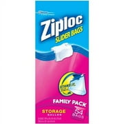 Ziploc Storage Slider Family Pack 54ct B