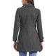 thumbnail image 3 of Abrigo largo clásico de invierno de una sola botonadura para mujer INSPIRE CHIC con bolsillos XS gris oscuro, 3 of 6