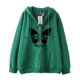 thumbnail image 3 of Sudadera con capucha oscura hip-hop gótica Harajuku Y2k con cremallera para hombres y mujeres, chaqueta deportiva informal Harajuku, 3 of 5