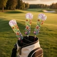 thumbnail image 3 of Pzuqiu Funny Golf Club Covers Sunflower Golf Driver Head Covers Soft Fabric Keep Clubs Dry and Clean Golf Accessories for Men Women for Most Brand, 3 of 8