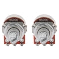 thumbnail image 4 of Musiclily Basic B500K Mini Metric Coarse 18-Spline Split Shaft Pots Linear Taper Potentiometers for Electric Guitar Bass (Set of 2), 4 of 5