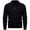 Black, variant on Men's Knit Polo Shirts Casual Long Sleeve Collared Pullover Sweaters Quarter Button Ribbed Vintage Polo Sweater Black