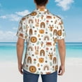 thumbnail image 6 of Daiia cute Rainbow Animal Hawaiian Shirt for Men Gentle Cotton Regular Short Sleeve Casual-Small, 6 of 9