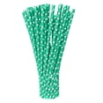 thumbnail image 2 of 100pc Kraft Paper Straws - Colorful Striped Disposable Drinking Straws, Food Grade Party Decor for Desserts Pastries & Drinks, Ideal for Bar Birthday & Holiday Celebrations, 2 of 9