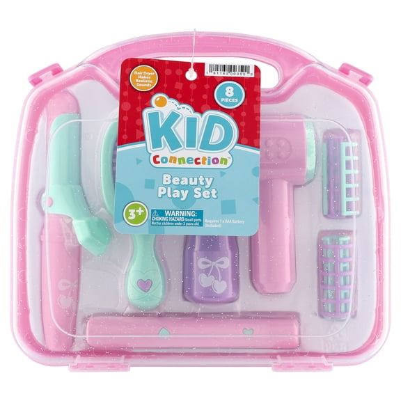 Kid Connection Beauty Pretend Play Set, 8 Pieces